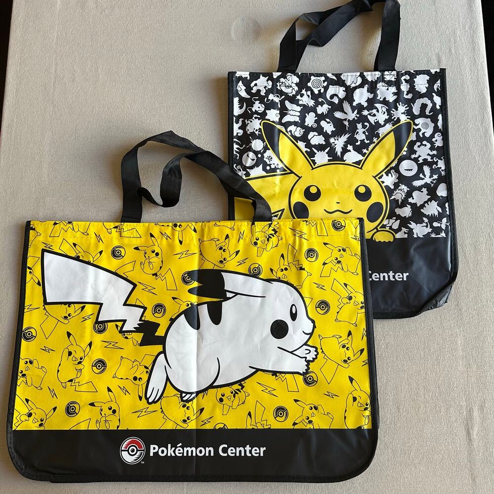 Pokémon Center Exclusive Reusable Bags (2)
